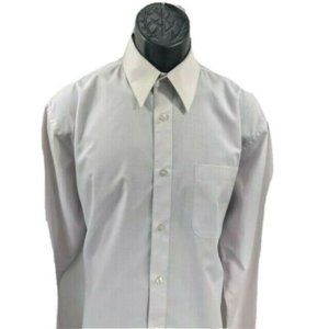 Daniel Ellissa Men's Dress Shirt Light Gray 15.5